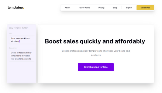 Why I started using a custom ebay listing template