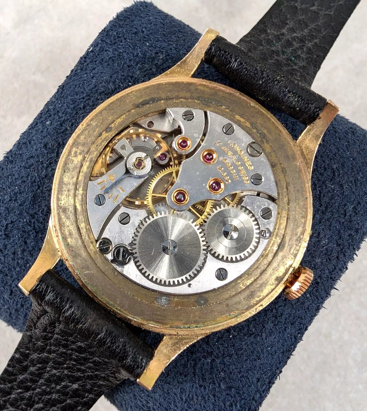1959 Large Longines 18ct Gold Watch 12.68z