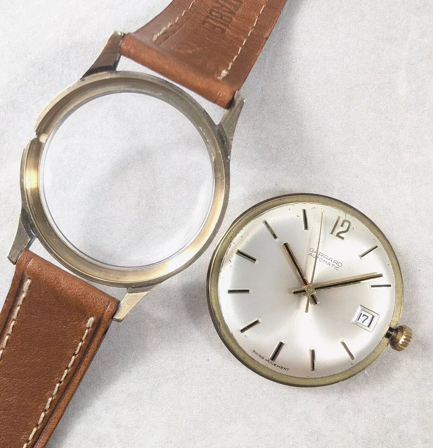 Garrard 9ct Gents Automatic Watch 1970s