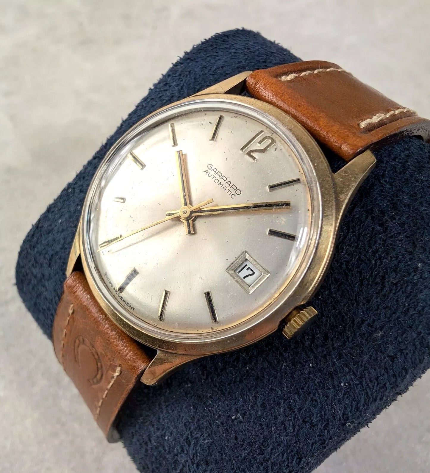 Garrard 9ct Gents Automatic Watch 1970s