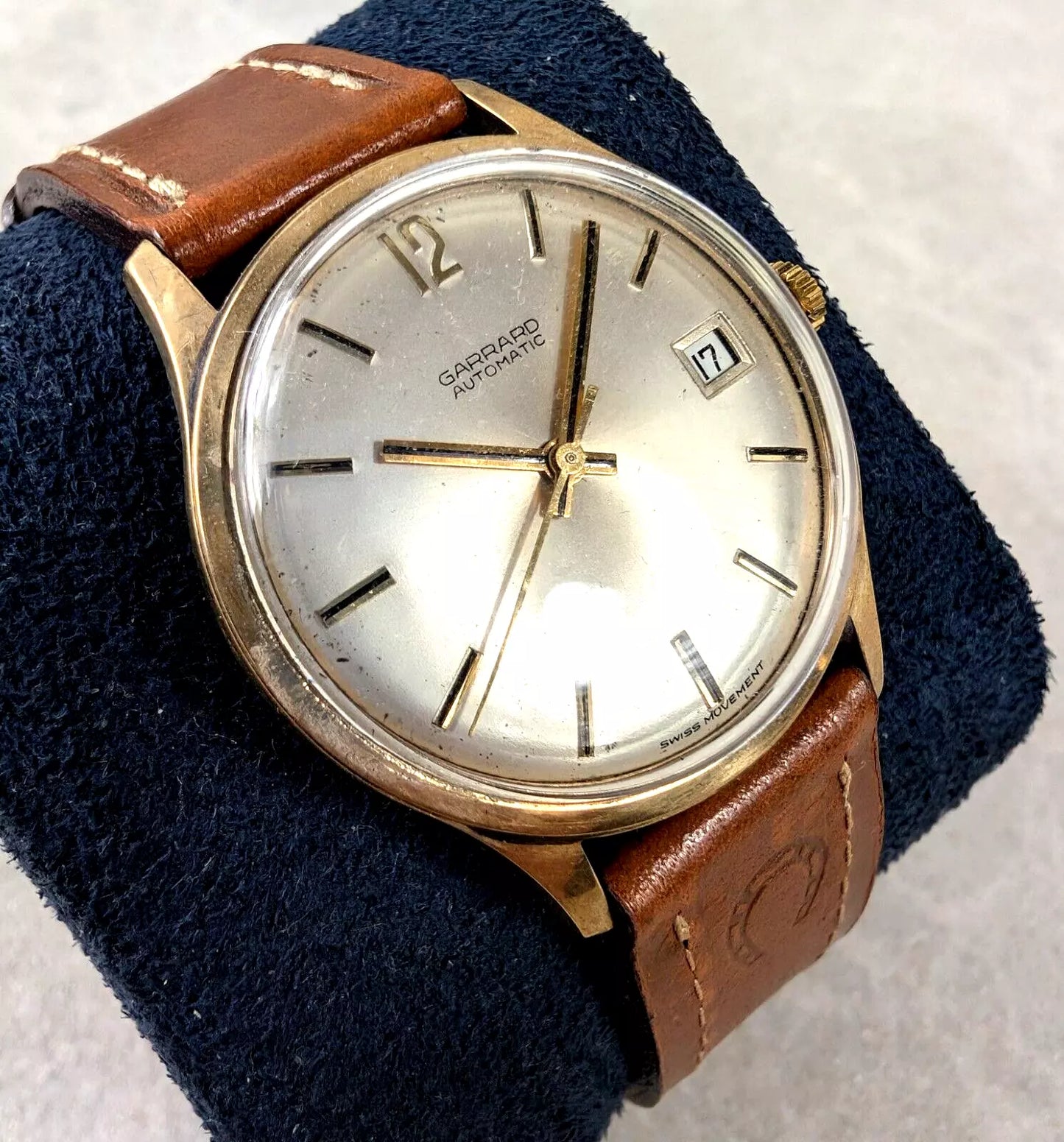 Garrard 9ct Gents Automatic Watch 1970s