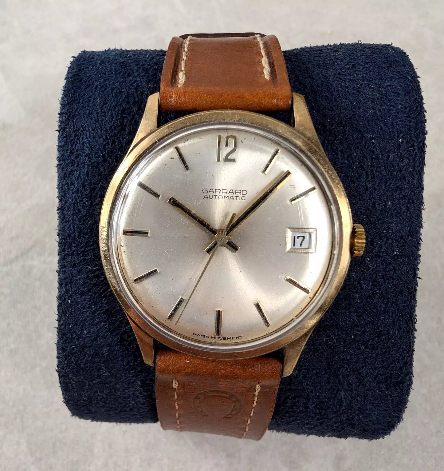 Garrard 9ct Gents Automatic Watch 1970s