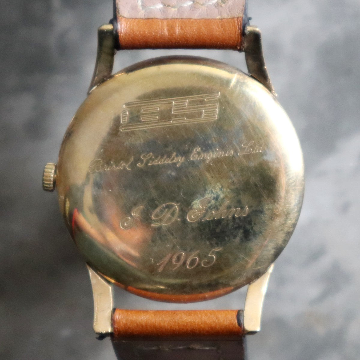 Baume Solid 9ct Sub Second Vintage Large Case