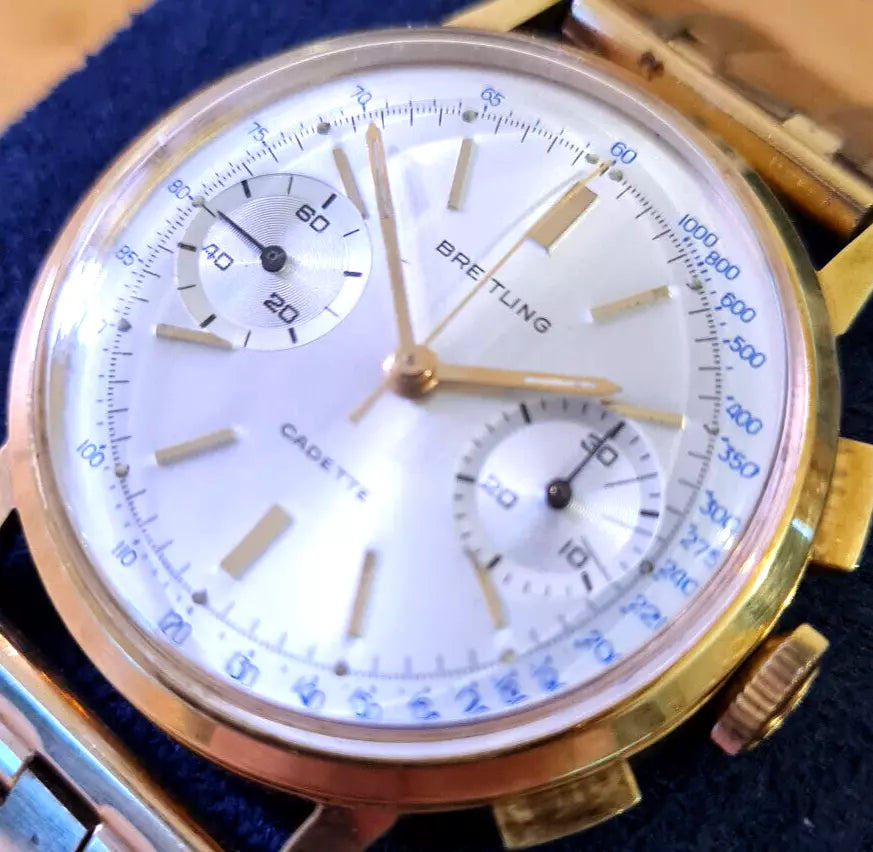 Vintage Breitling Cadette 1156 | 1968 Gold Plated