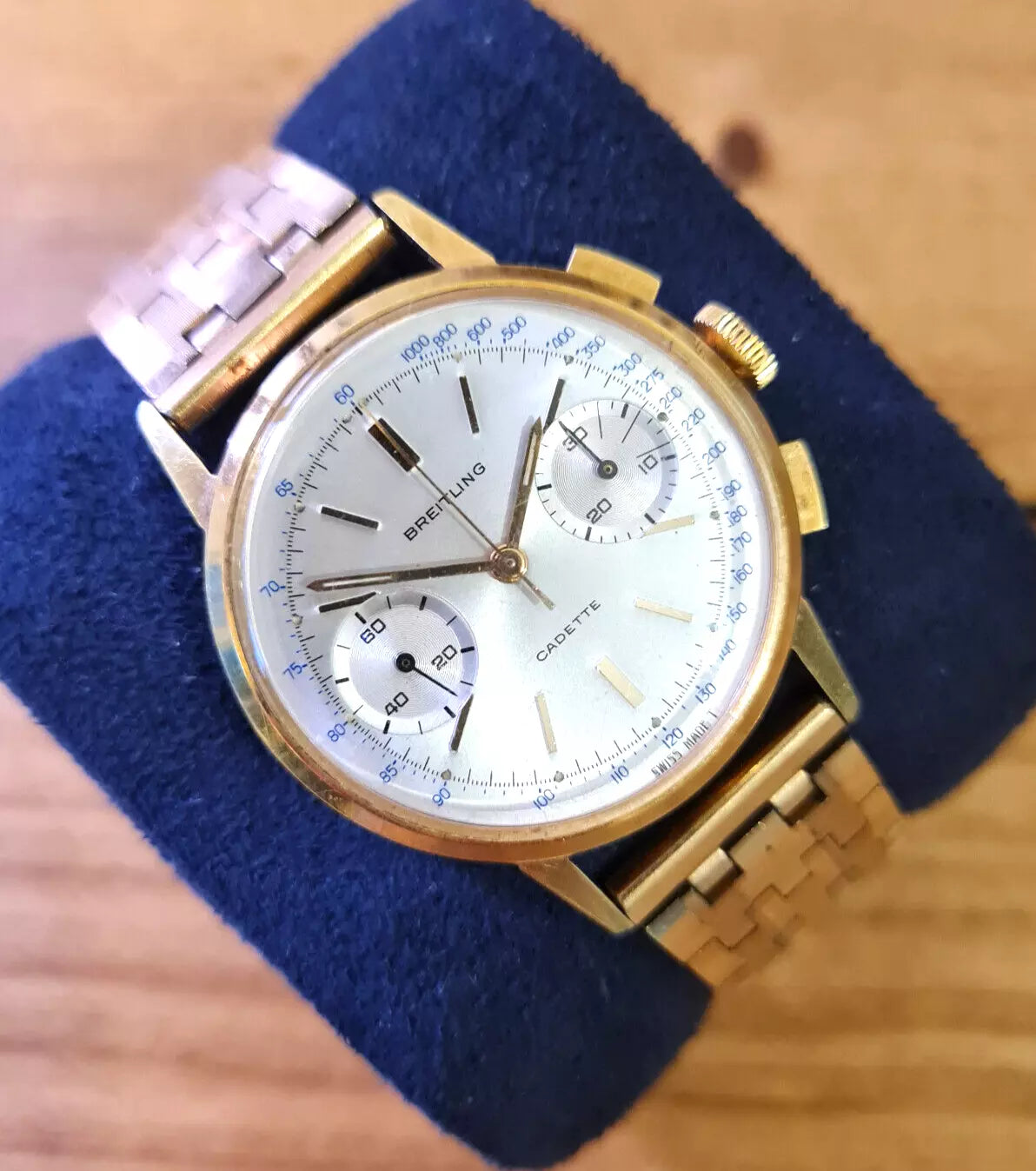 Vintage Breitling Cadette 1156 | 1968 Gold Plated
