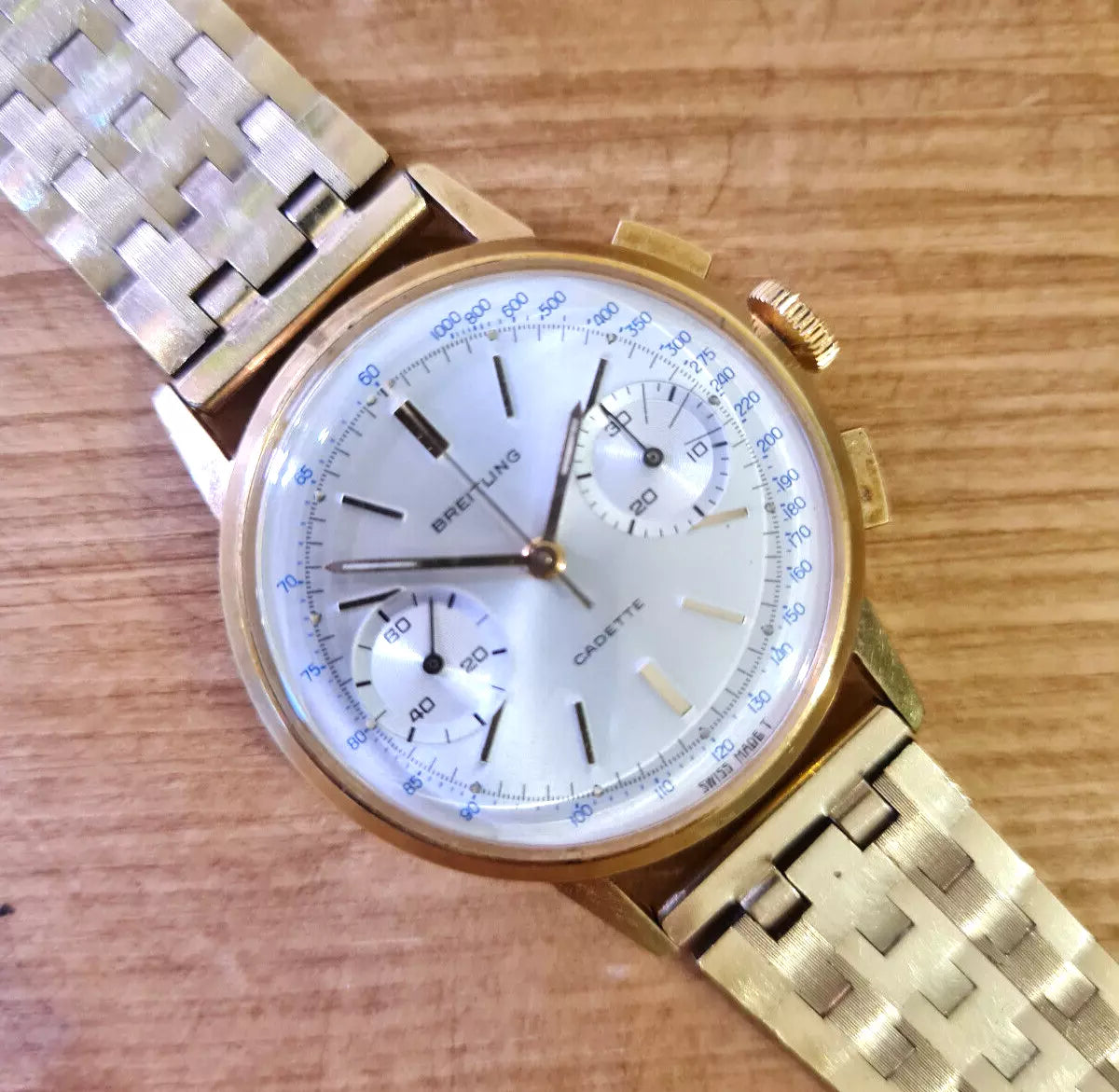 Vintage Breitling Cadette 1156 | 1968 Gold Plated