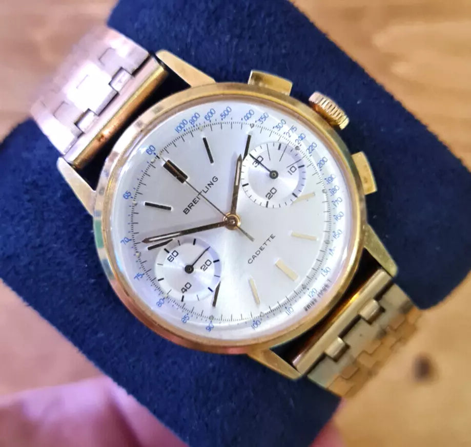 Vintage Breitling Cadette 1156 | 1968 Gold Plated
