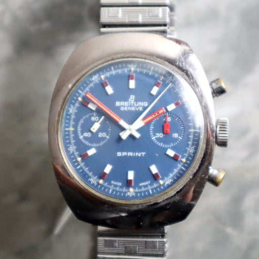 Breitling Vintage Sprint Chrono 1970’s Rare Dial Ref 2051
