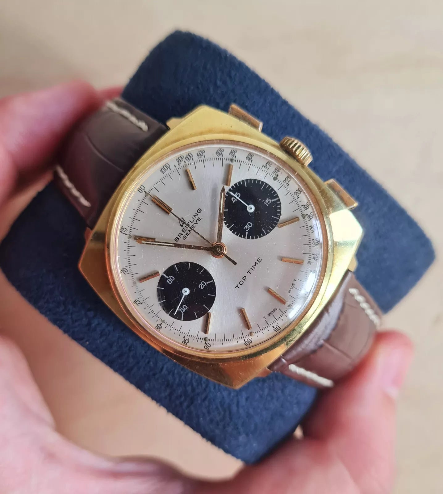 Vintage Breitling Top Time Chronograph Ref 2008 | May 1966 | Panda Dial