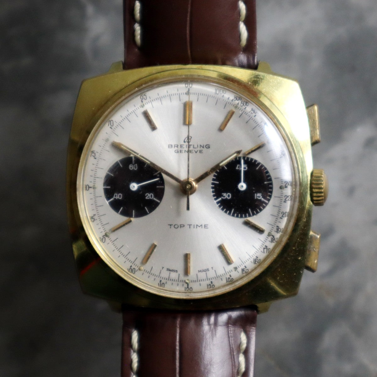 Vintage Breitling Top Time Chronograph Ref 2008 | May 1966 | Panda Dial
