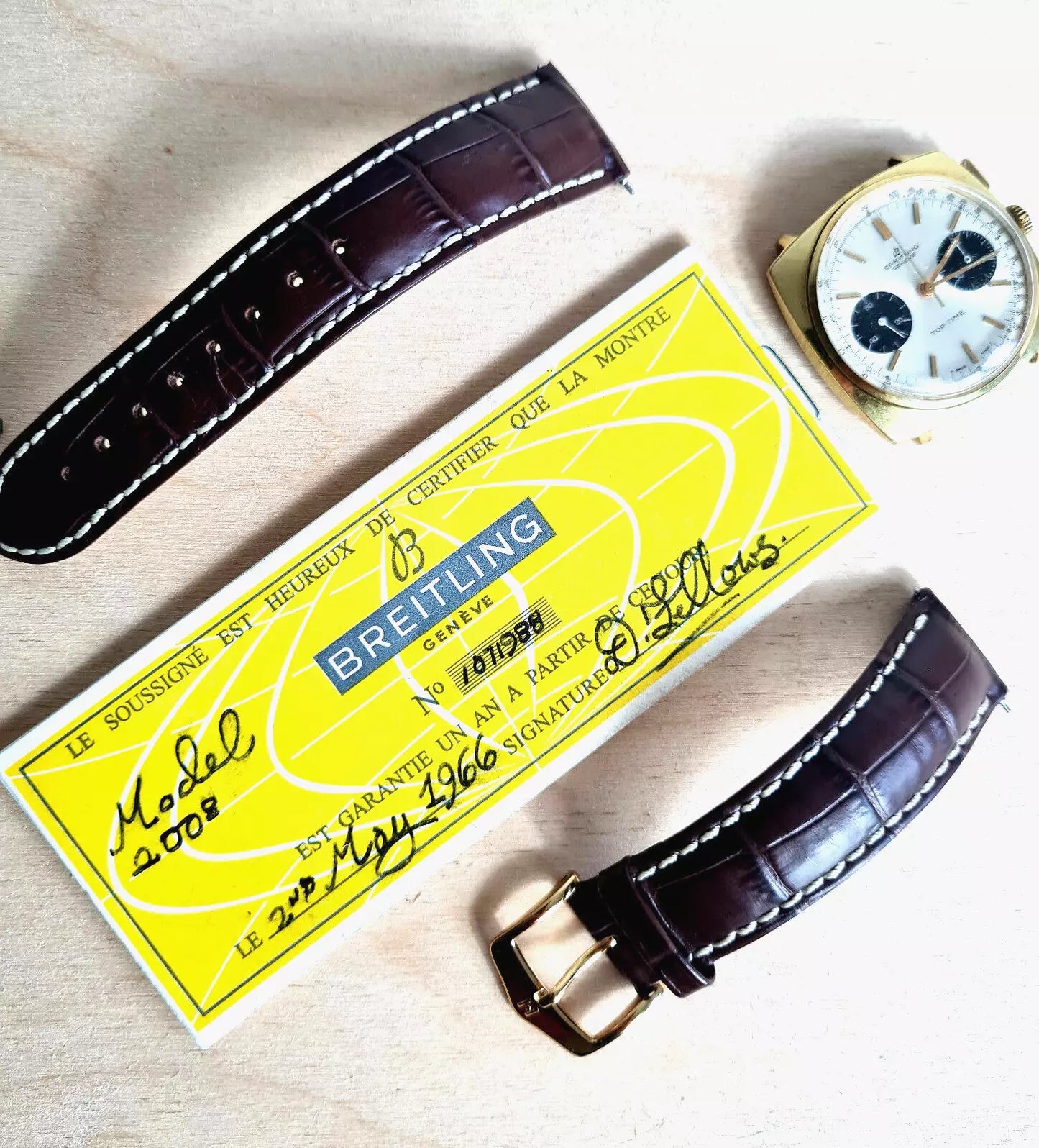 Vintage Breitling Top Time Chronograph Ref 2008 | May 1966 | Panda Dial