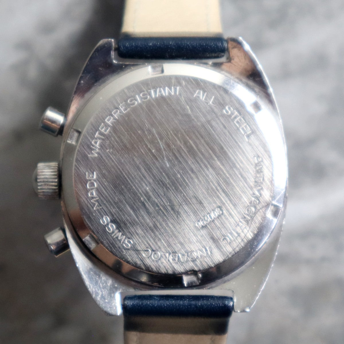 Vintage Bucherer Incabloc Chronograph 1970s | Valjoux 7733