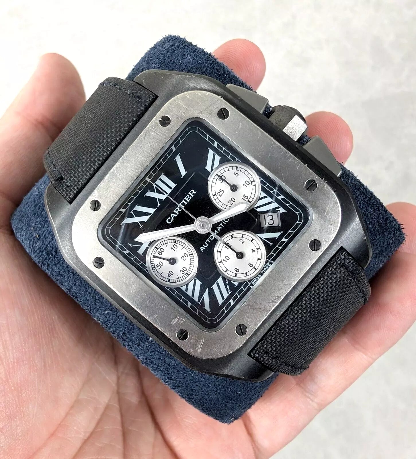 Cartier Santos Carbon Automatic 3104 100XL