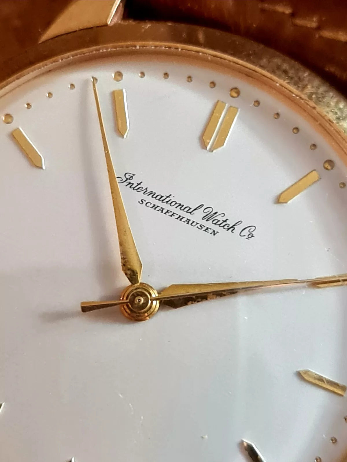 Vintage IWC schaffhausen 18ct Gold Watch | Calibre 89