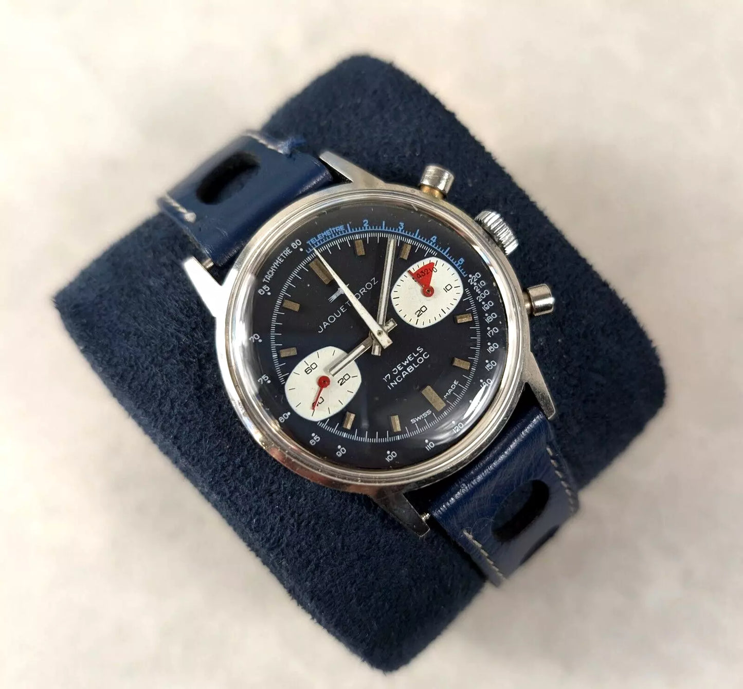 Vintage Jaquet Droz Chronograph Valjoux 7733