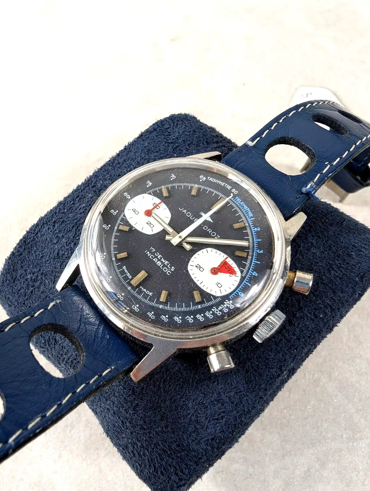 Vintage Jaquet Droz Chronograph Valjoux 7733