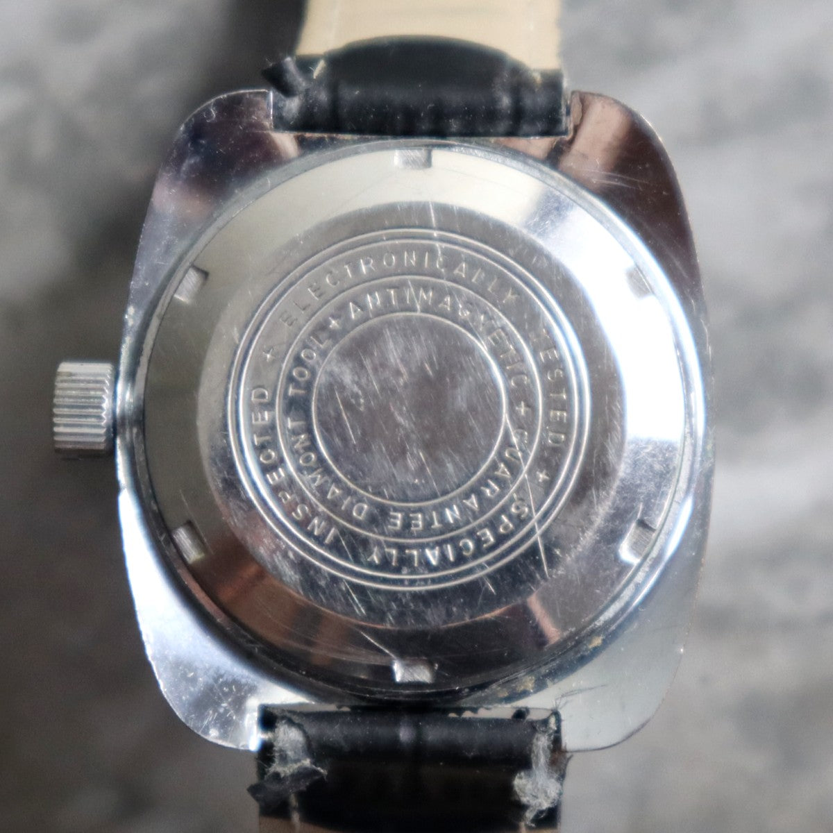 Fellowcrest Naval Date Divers Style Vintage Watch Early 70's
