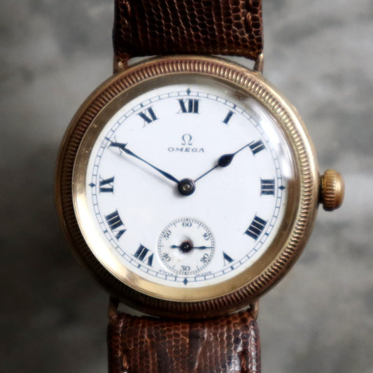 Omega Vintage 9K Gold with sub dial (Circa 1930's) Serviced