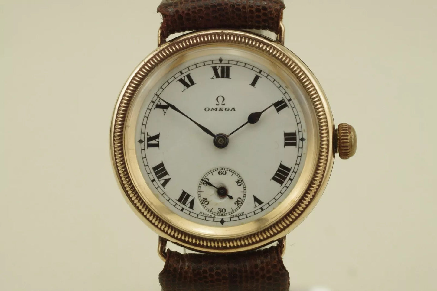 Omega Vintage 9K Gold with sub dial (Circa 1930's) Serviced