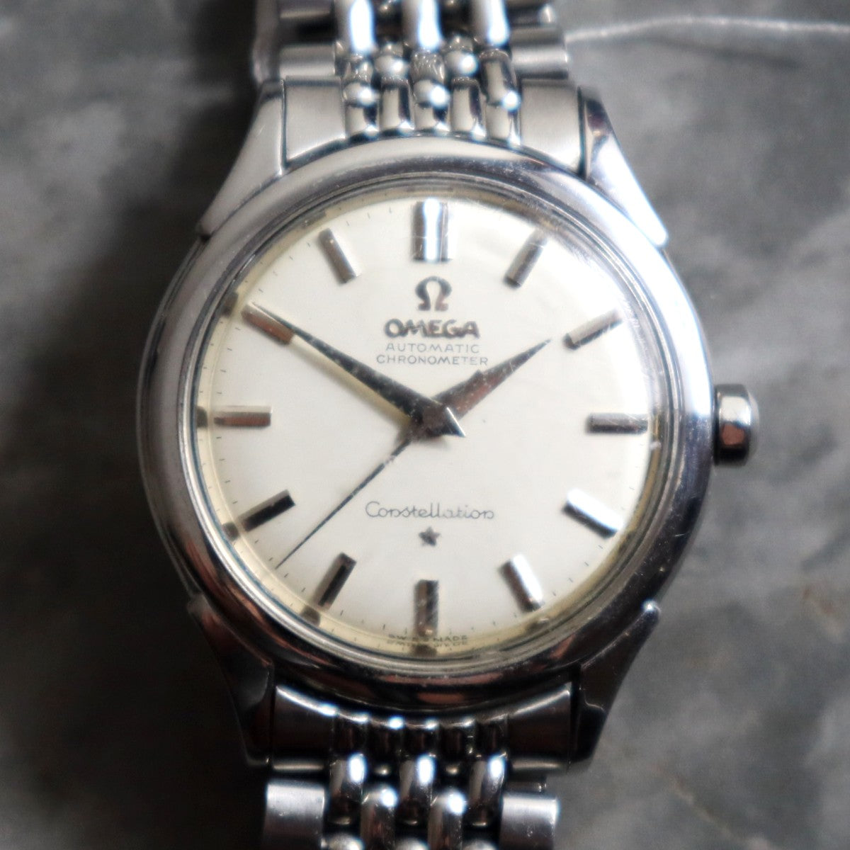 Omega Constellation Automatic 1956 Chronometer | Beads of Rice