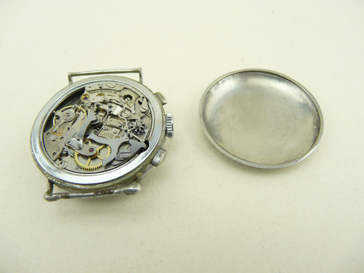 Pierce Chronograph 1940’s Beautiful Dial
