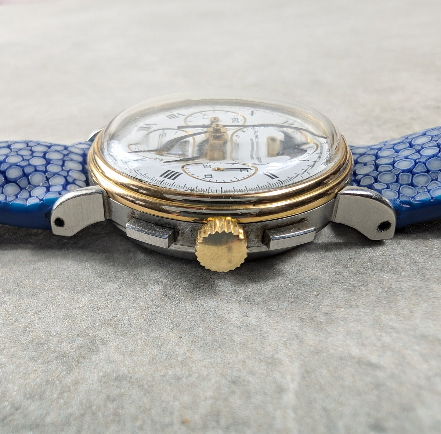 Vintage 1830 Baume and Mercier 1980s Chronograph Moonphase