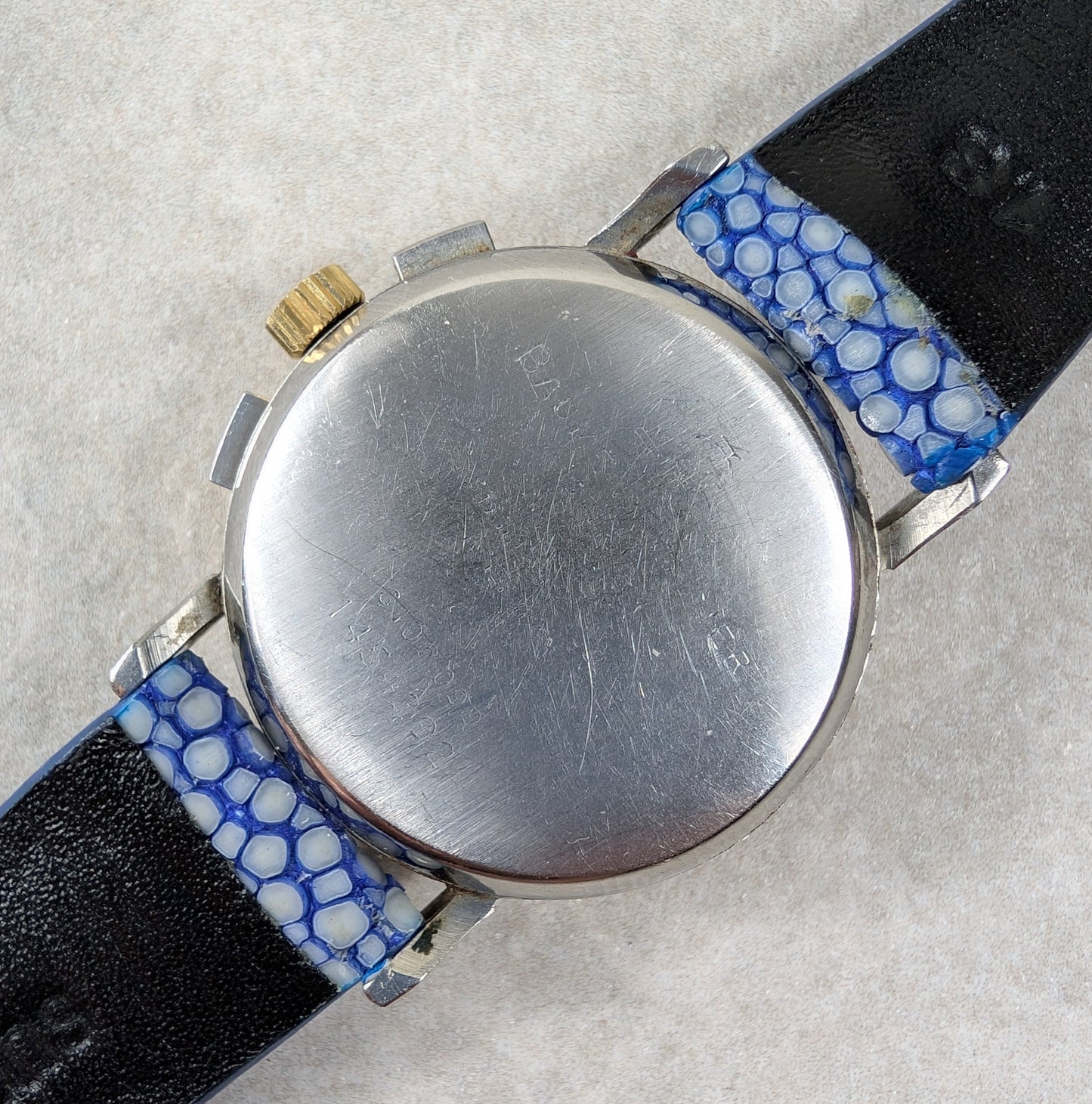 Vintage 1830 Baume and Mercier 1980s Chronograph Moonphase