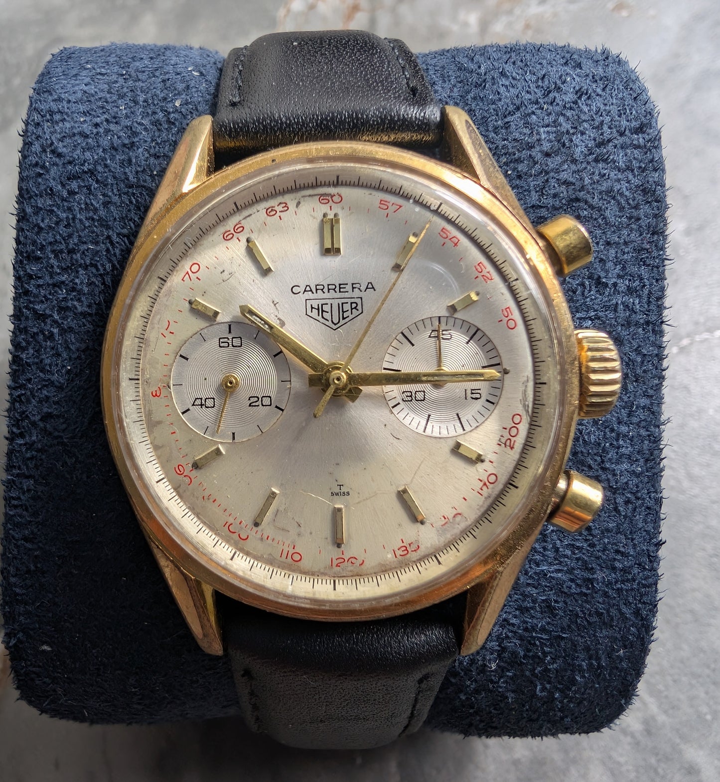 Vintage Heuer Carrera Chronograph 3648 Triple Signed and Warranted