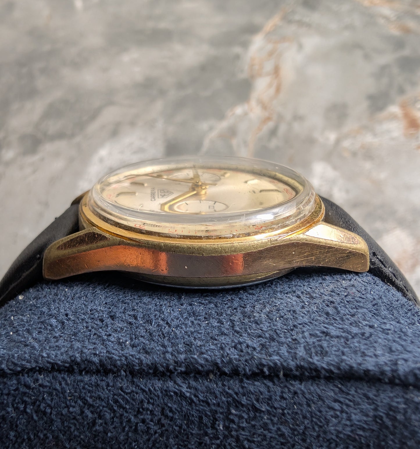 Vintage Heuer Carrera Chronograph 3648 Triple Signed and Warranted