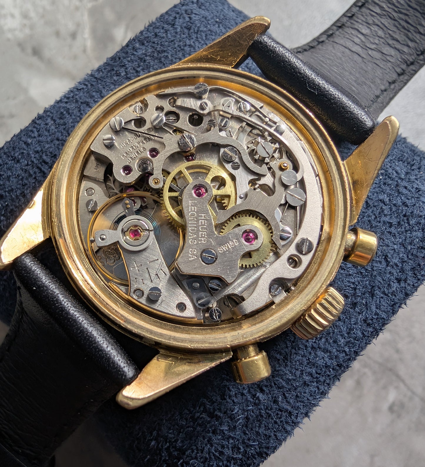 Vintage Heuer Carrera Chronograph 3648 Triple Signed and Warranted
