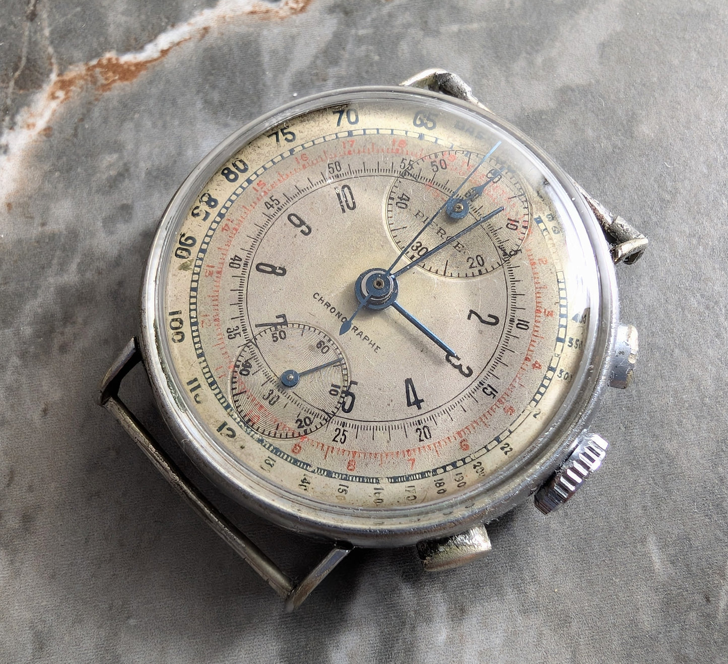 Pierce Chronograph 1940’s Beautiful Dial