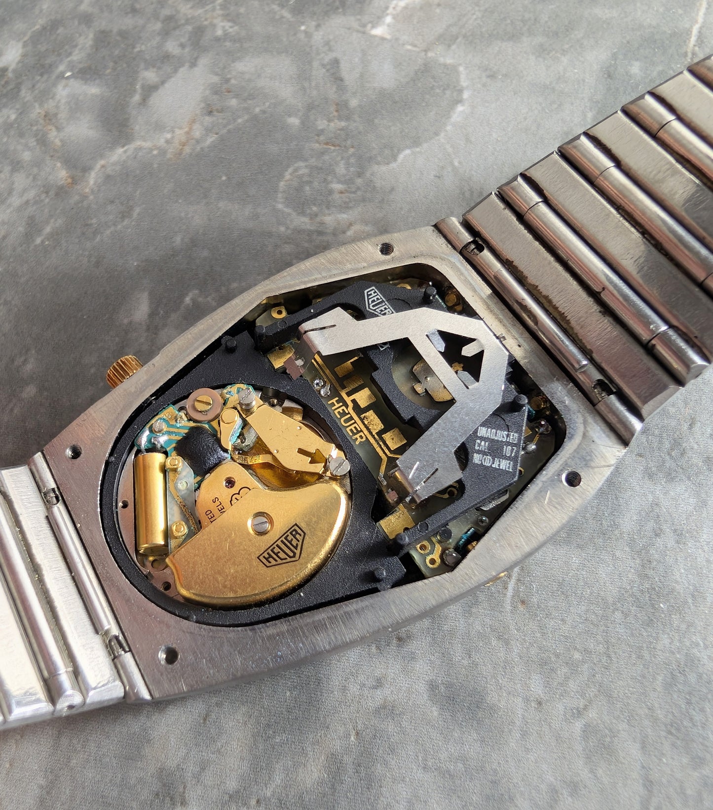 Vintage Heuer Senator GMT