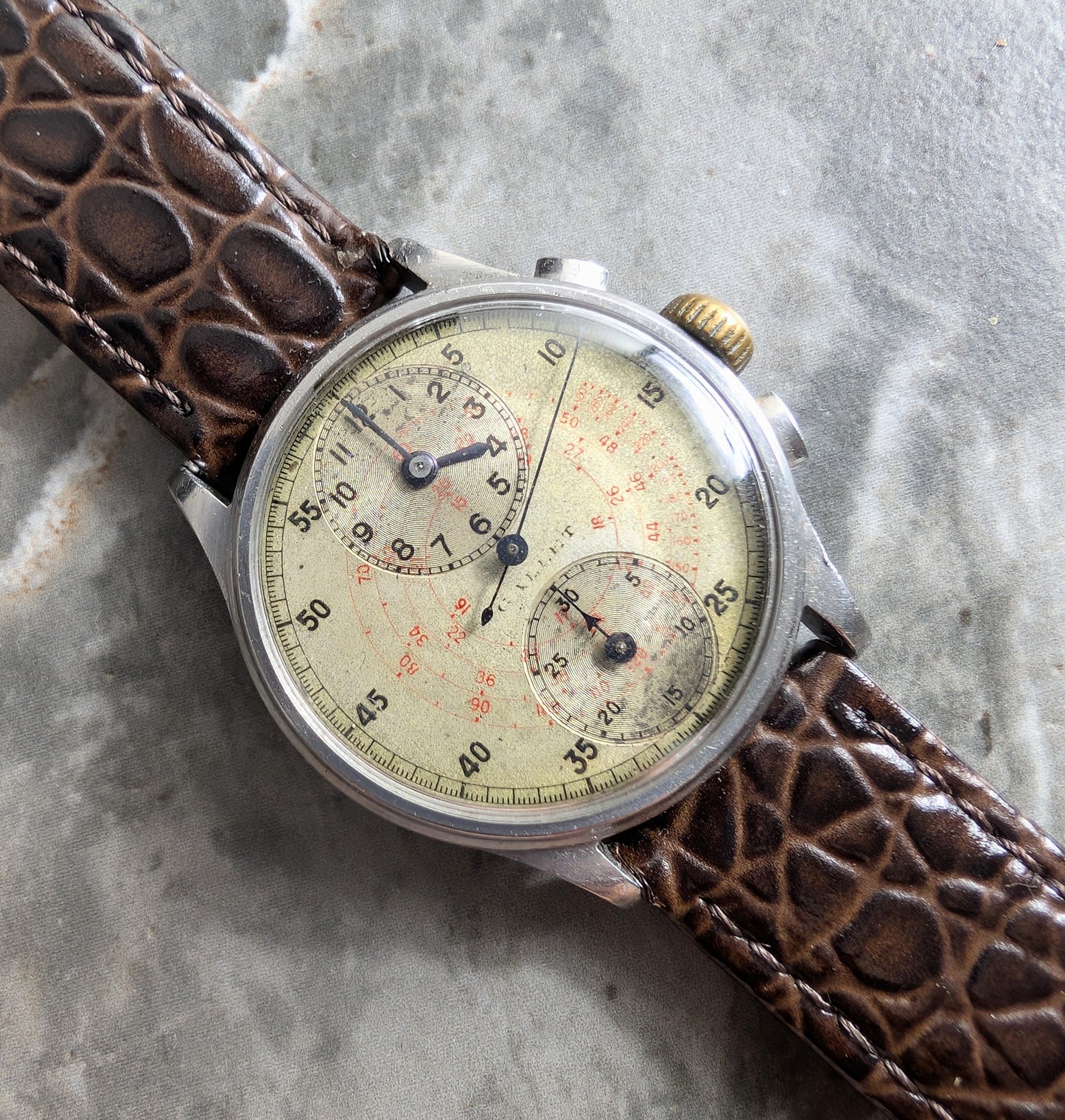 Gallet Regulator Chronograph Venus 140