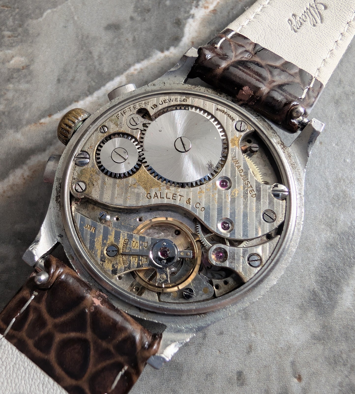 Gallet Regulator Chronograph Venus 140