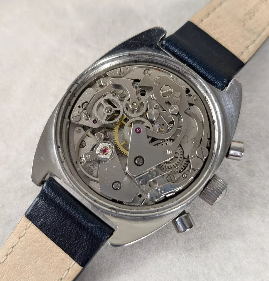 Vintage Bucherer Incabloc Chronograph 1970s | Valjoux 7733