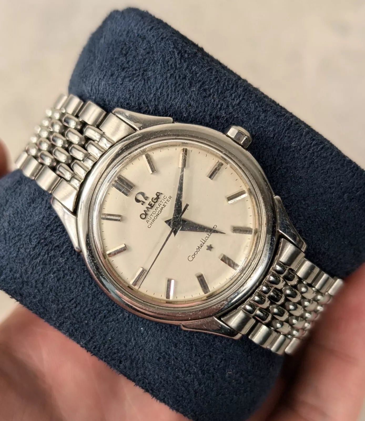 Omega Constellation Automatic 1956 Chronometer | Beads of Rice