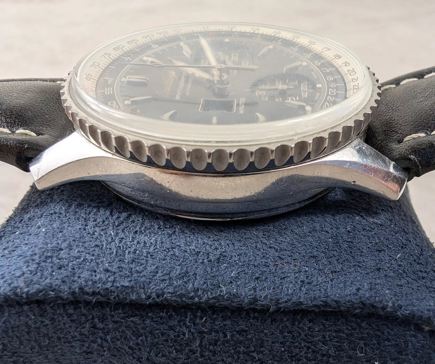 Breitling Montbrilliant Spatiographe Navitimer Black Dial A36030