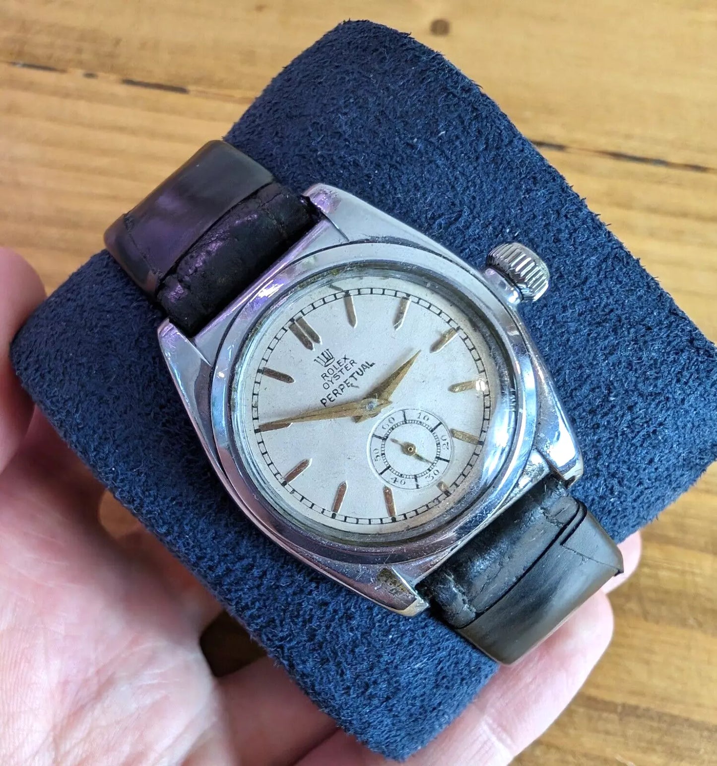 Vintage Rolex Oyster Perpetual Bubbleback | 1940s Working