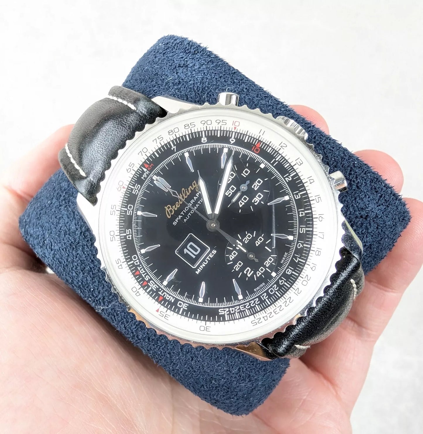 Breitling Montbrilliant Spatiographe Navitimer Black Dial A36030