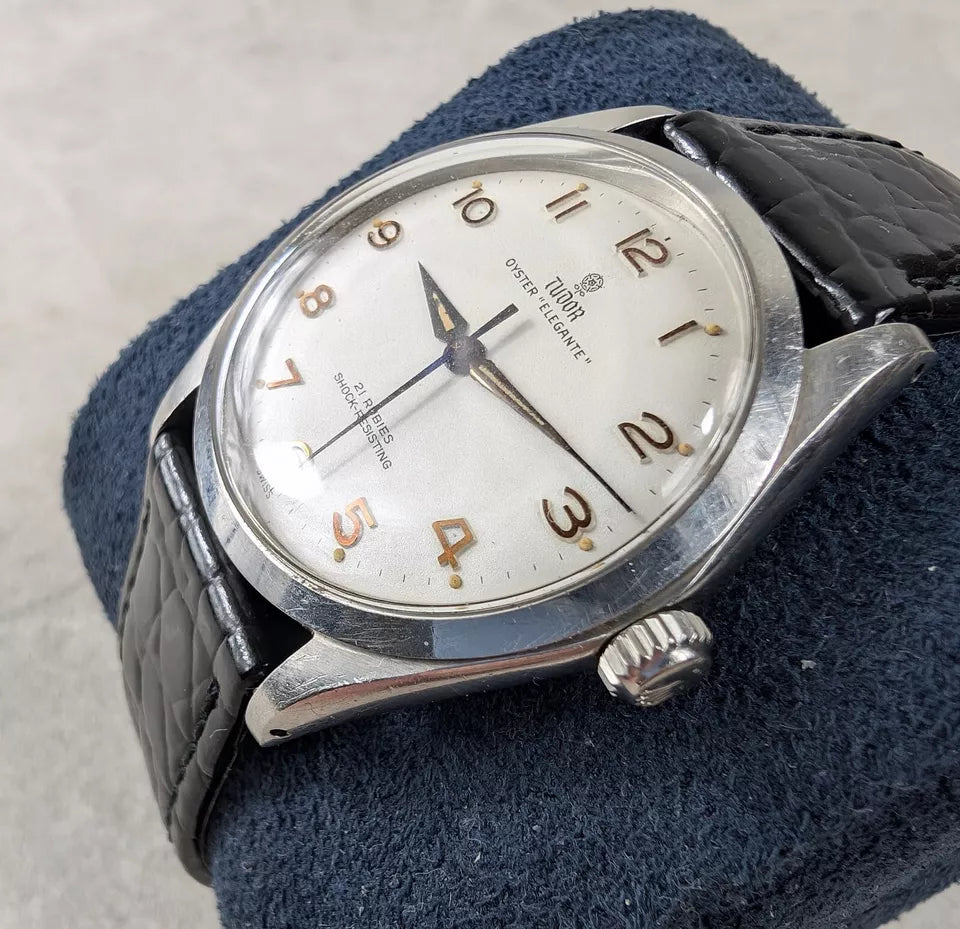 Steel 1960s Tudor Oyster 'Elegante' Ref.7960