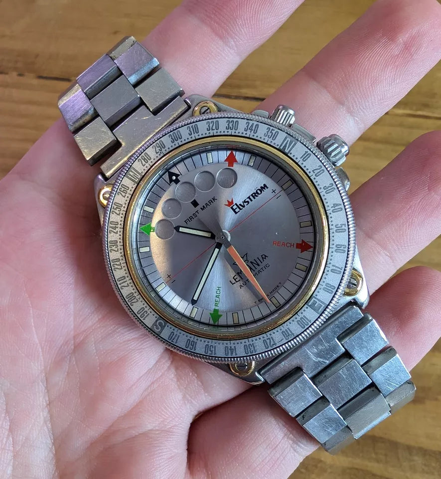 Lemania Levstrom Regatta Automatic | 1990s with Lemania Bracelet