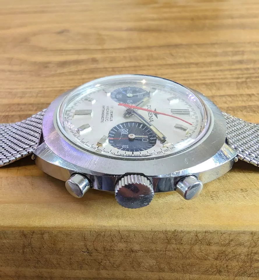 Vintage 1970s Dugena Chronograph Watch | Valjoux 7733