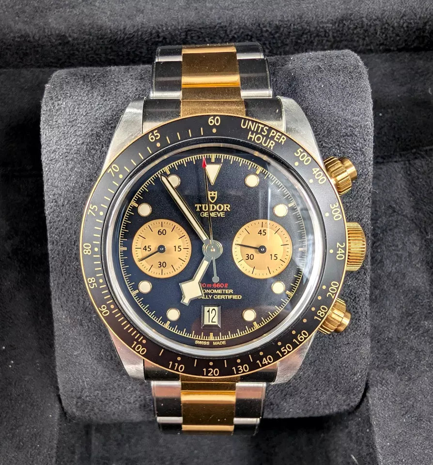 TUDOR Black Bay Chronograph | Steel and Gold | M79363N-0001 | Full Box and Paper