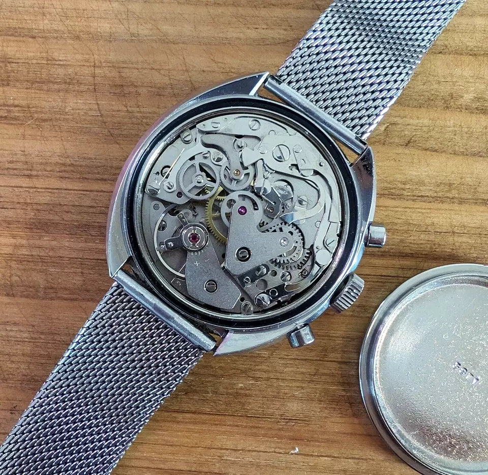 Vintage 1970s Dugena Chronograph Watch | Valjoux 7733