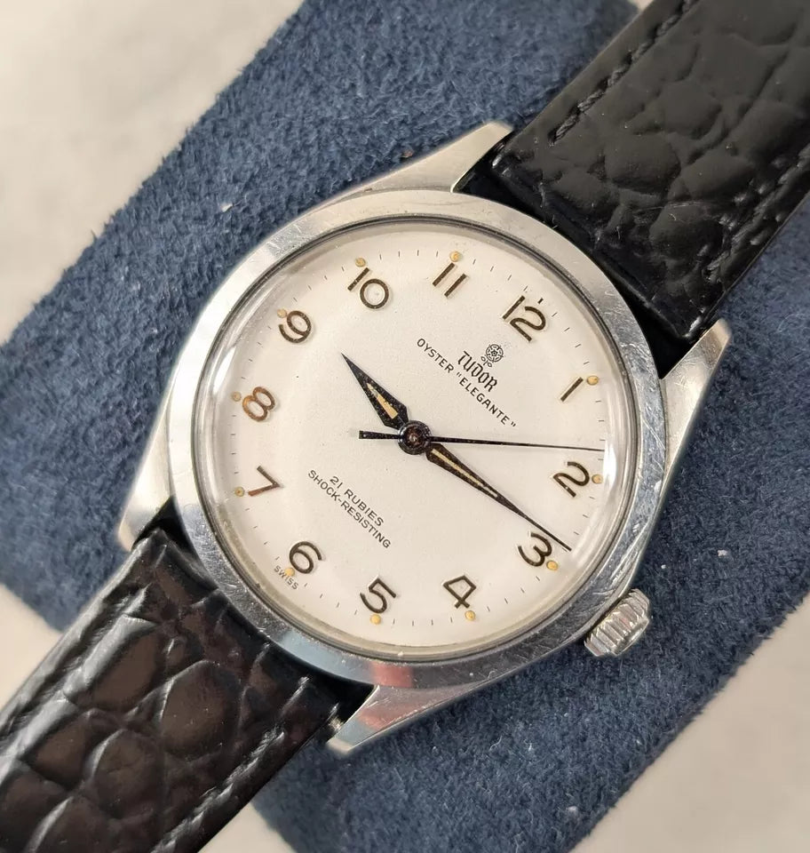 Steel 1960s Tudor Oyster 'Elegante' Ref.7960