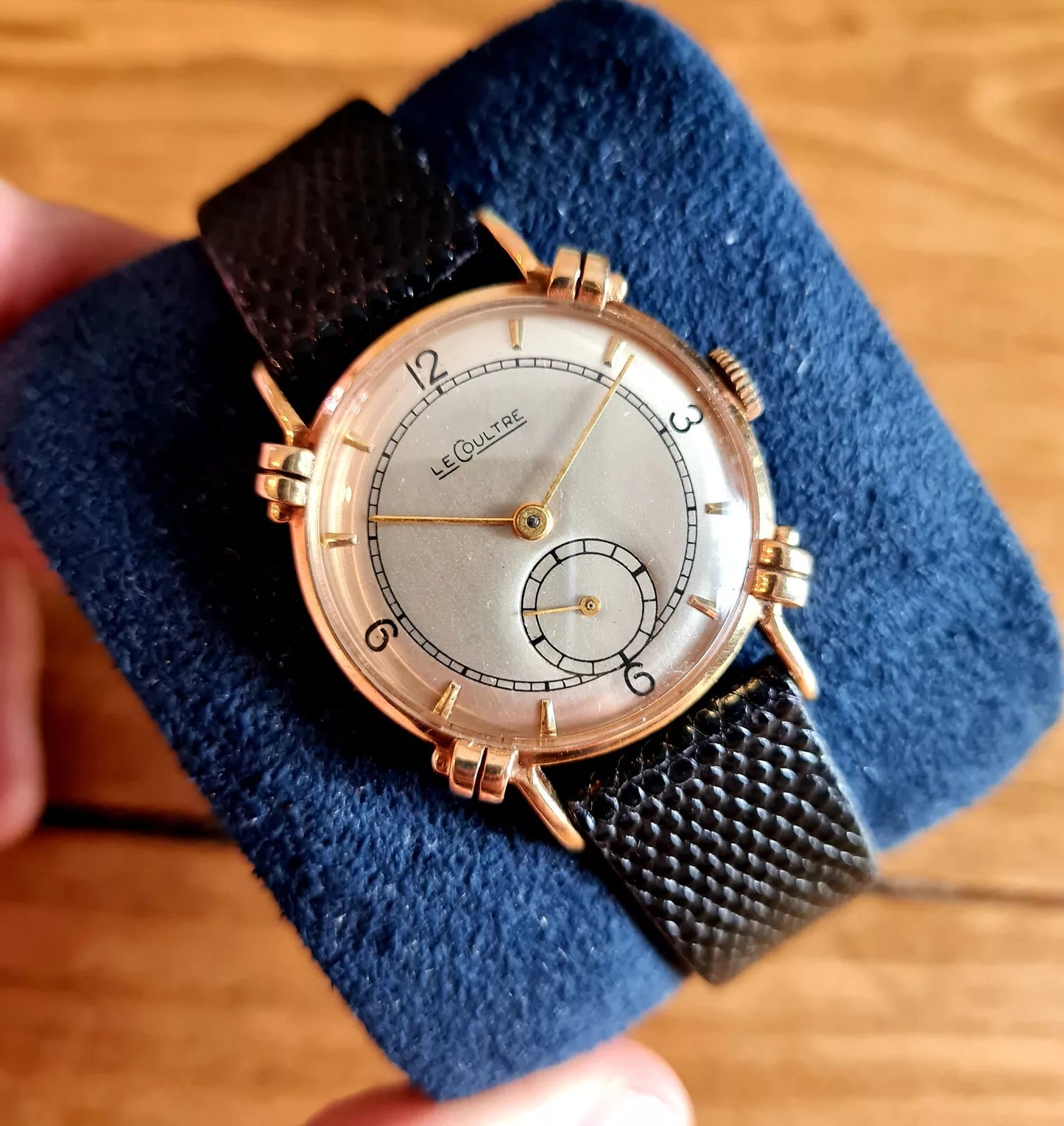 Vintage 14ct Jaeger Lecoultre Watch | Fancy Rolled Lugs