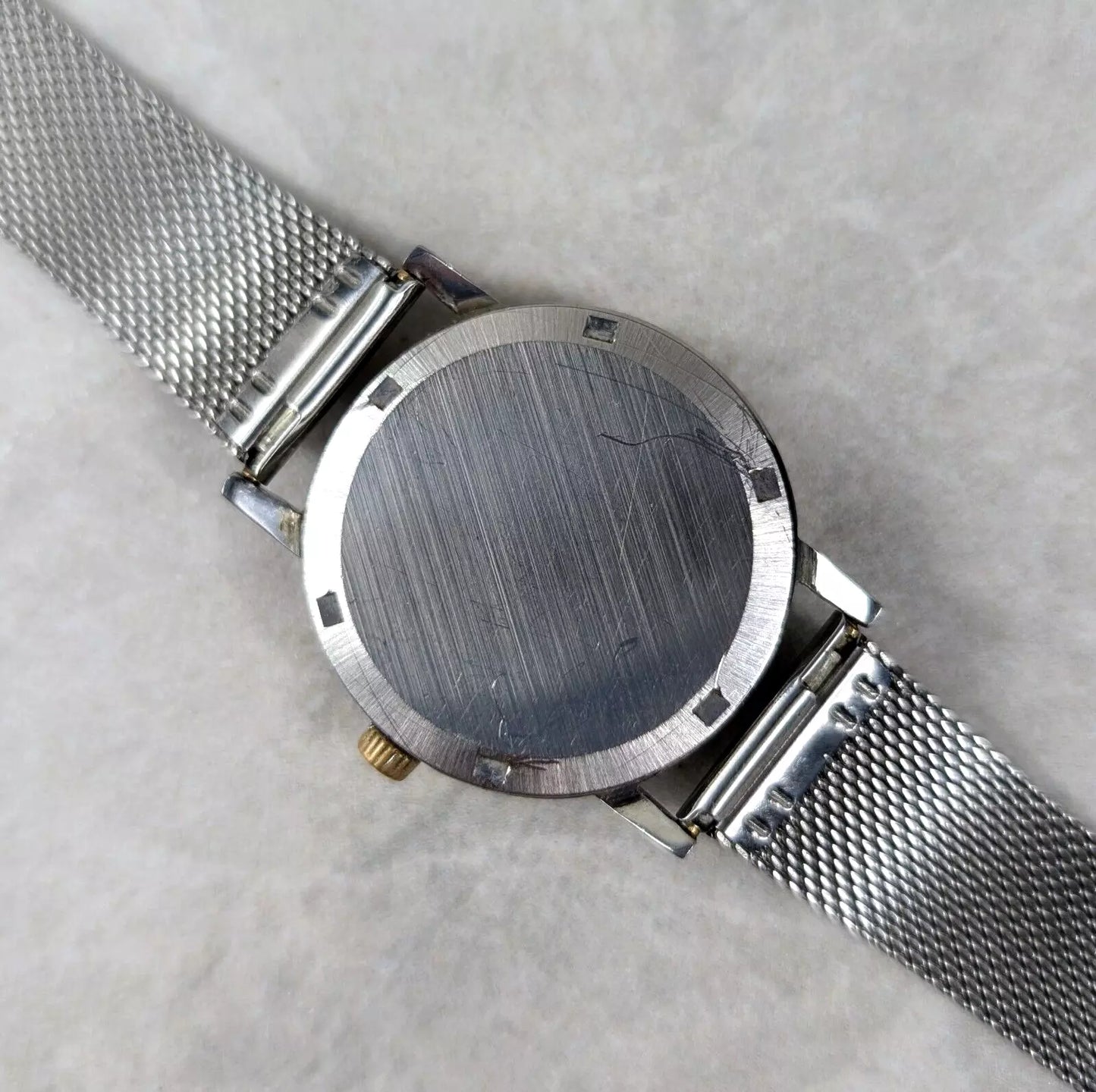 Vintage 1970 Omega Geneve Blue Dial Watch - 135.070