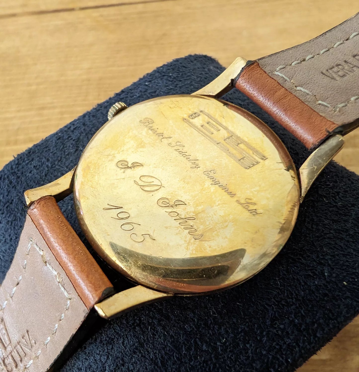 Baume Solid 9ct Sub Second Vintage Large Case