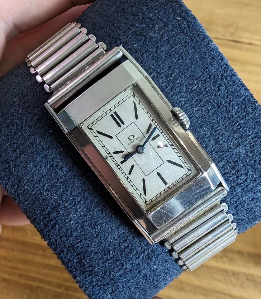 1930's Art Deco Omega Super Stylish Watch
