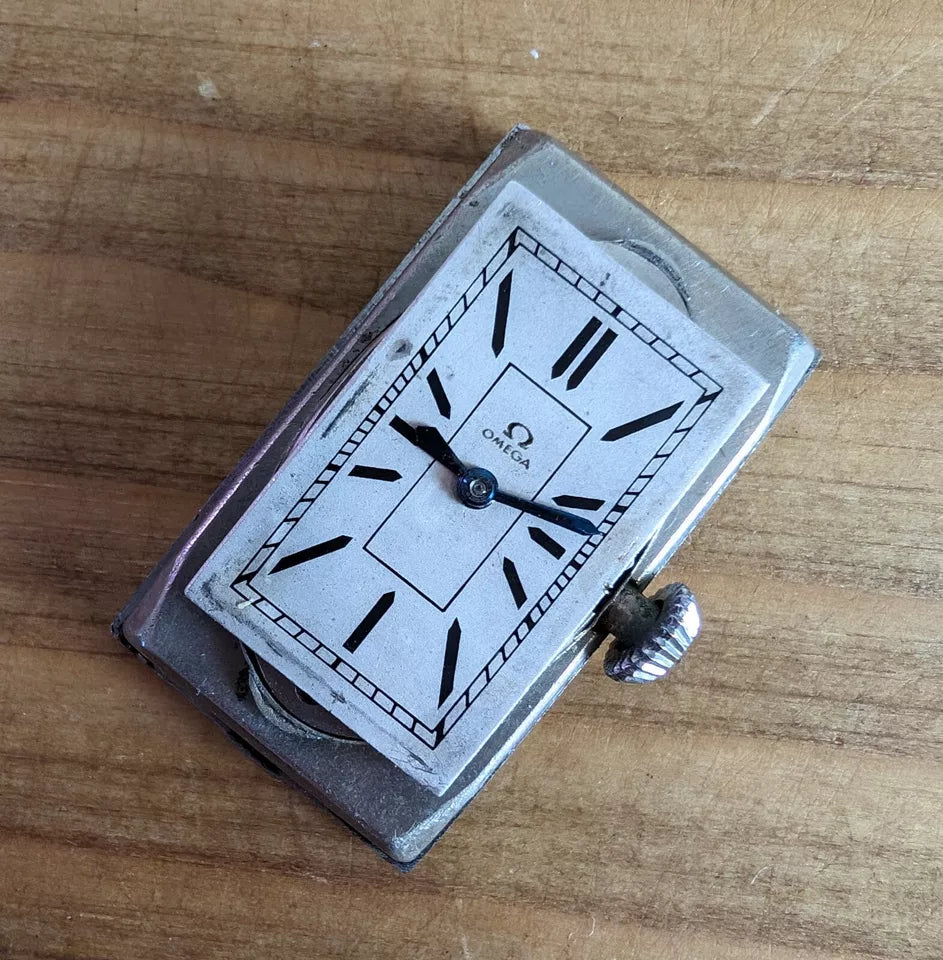 1930's Art Deco Omega Super Stylish Watch